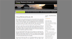 Desktop Screenshot of cheapweekendbreaks-uk.com